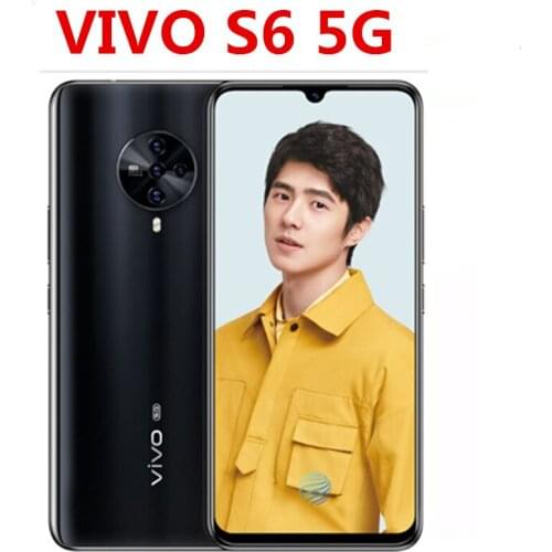 In Stock Vivo S6 5G Smart Phone Exynos 980 Android 10.0 6.44" Amoled 8GB RAM 256GB ROM 48.0MP+32.0MP+8.0MP+2.0MP+2.0MP 5G Phone
