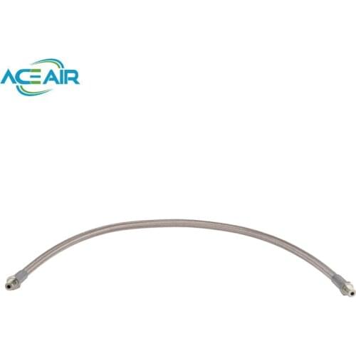 High Pressure Tube HP stainless steel braided Hoses 300bar/4500psi 1/8NPT Male Connection 60cm Long