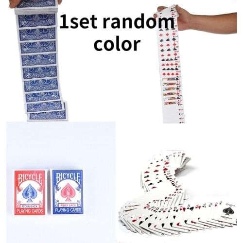 1Set Magic Electric Deck(connection By Invisible Thread) Of Cards Prank Gag Poker Acrobatics Waterfall Card Props Hot