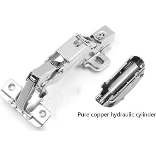 1 Pcs/set 175 Degree Corner Door Fixed Detachable Hinge Hydraulic Buffer Mute Large Angle Cabinet Door Accessories Hinge