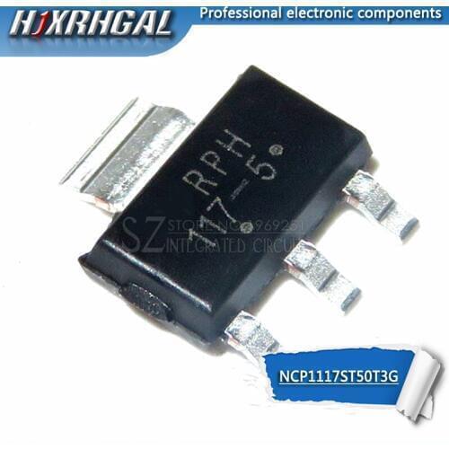 10pcs NCP1117ST50T3G SOT-223 117-5 SOT223 NCP1117 NCP1117S new and original HJXRHGAL