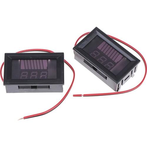 5-15mA 12V Acid Lead Battery Charge Level Indicator Lithium Battery Capacity Meter