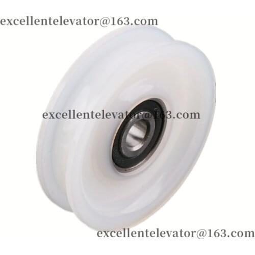 OD70mm W17mm Bearing 6200RS 70*17*6200 Elevator Door Hanger Roller Flat Groove 70x17x6200 Use for Thyssen 1 Pack=10 Pieces