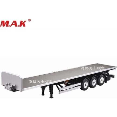 1/14 RC Tractor Truck Parts Accessory Three-axle Flatbed Truck Carriage for Truck Head 102cm Truck Flatbed For Collection