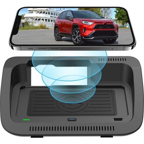 Car Wireless Charger For Toyota RAV4 Wilanda 2019 2020 2021 Mobile Phone Charging Fast Car Charger Wireless Charging