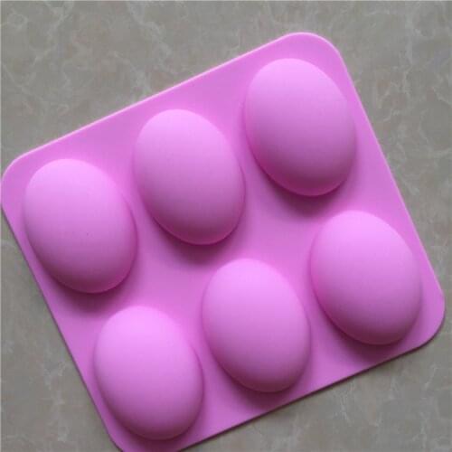 Even the 6 oval shaped silicone soap mold silicone cake mold