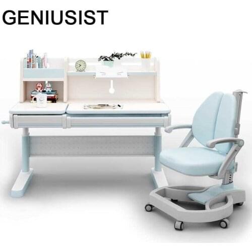 Pour Desk Avec Chaise Children and Chair Stolik Dla Dzieci Adjustable for Bureau Mesa Infantil Enfant Study Kids Table