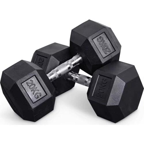 Mens Arm Training Home Fitness Rubber Coated Dumbbells Can Be Customized In Different Specifications