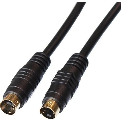 3M 5M S-video Cable Male to Male 4 pin computer connected TV cable For Projector VCR DVD Nickel plated New