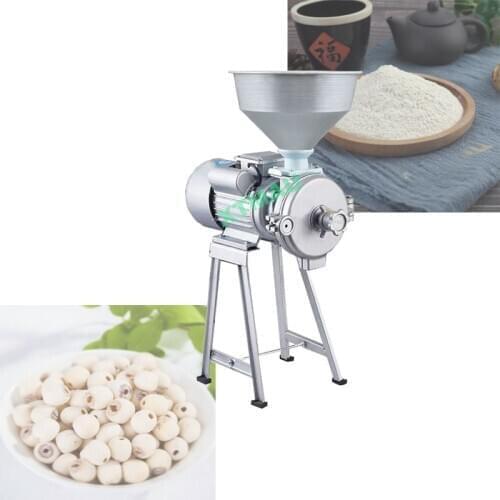 Commercial Grain Grinder Processor Dry and Wet Powder Milling Machine Pulverizer High Efficiency Grinding Machine