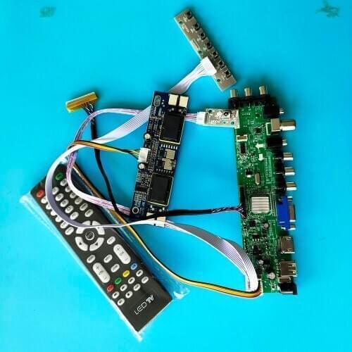 Kit for LM170E01-TLB3/LM170E01-TLA7 Digital LCD 1280X1024 Panel HDMI VGA Controller board 30pin AV TV USB DVB-C DVB-T 4 CCFL 17"
