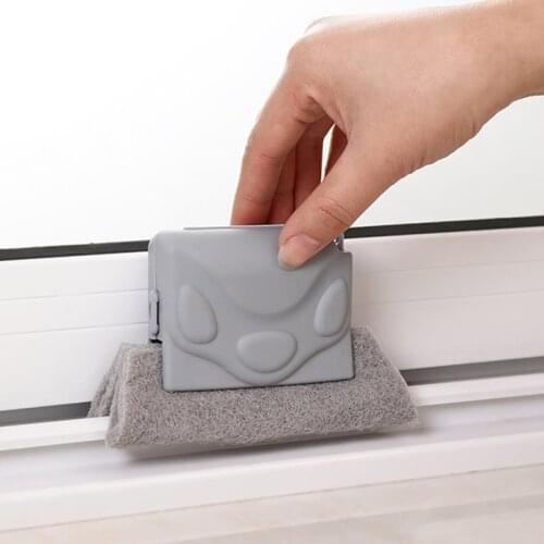 Creative Groove Cleaning Brush Magic Window Cleaning Brush-Quickly Clean All Corners & Gaps Floor Household Cleaning Tool Device