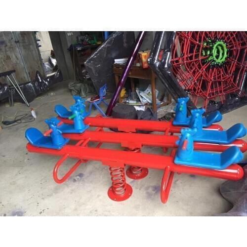 Outdoor balance seesaw children seesaw garden toy seesaw chair kids seesaw playground seat baby seesaw childrens horse Q48