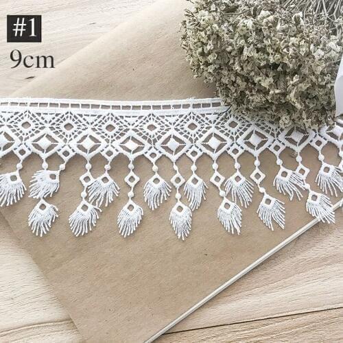 3 Yards/High Quality Pure Cotton Water-soluble Lace Embroidery Dress,wedding Dress, Furniture Bed Decoration,DIY Handwork YS0391