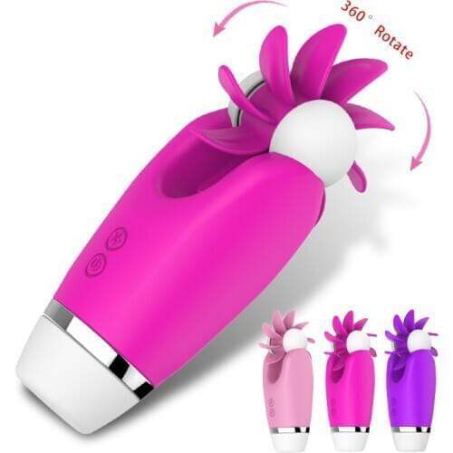Tongue Licking Rotation Vibrator For Women G Spot Clitoris Stimulation Vagina Massager juguetes sexuales para la pareja вибратор