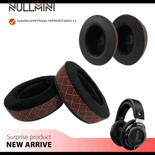 NullMini For Philips SHP9500,Fidelio L2 Replacement Earpads Headphones Sleeve Earmuffs Temperature Color Changing Ear Pad