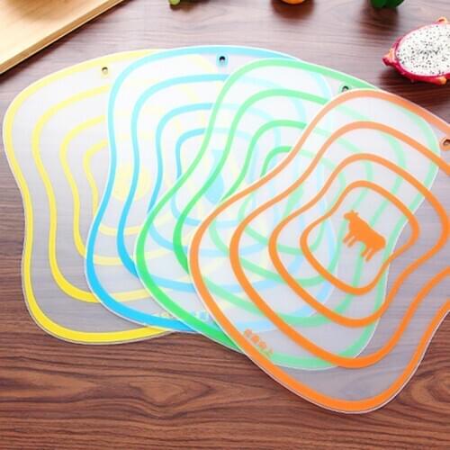 Non-slip Plastic Cutting Board Frosted Kitchen Accessories Cutting Board Vegetable Meat Tool Anti-bacteria Chopping Board