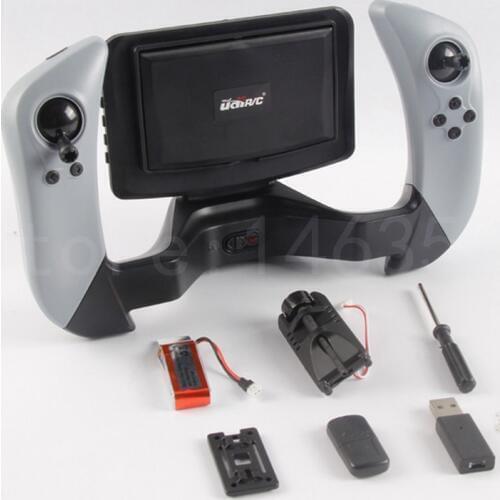 Wholesale UDI U842 U842-1 U842WIFI U818S RC Quadcopter Drone Spare Parts FPV Transmitter + Monitor battery + FPV Camera set