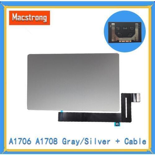 Tested Original 13" A1706 Touchpad for MacBook Pro Retina A1708 Touchpad/ Trackpad With Cable Gray/Silver Replacement 2016 2017
