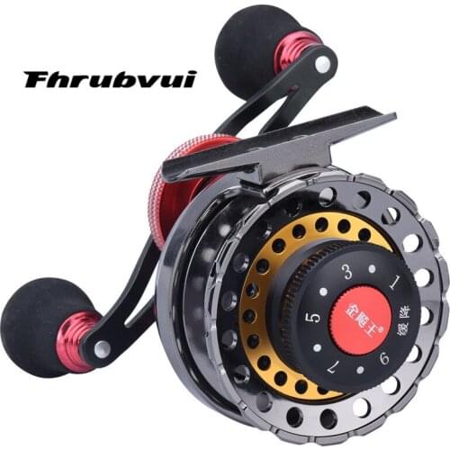 All Metal Raft Fishing Wheel With Magnetic Brake, Micro Lead Wheel, Slow Down Fishing Valve, Winter Fishing Before Fishing