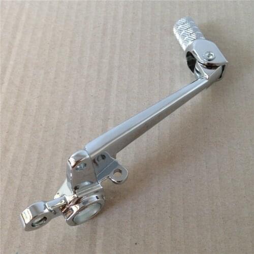Aftermarket free shipping Motorcycle High Tensile Strength Aluminum Foldable Rear Brake Pedal Foot Lever for Honda CHROMED