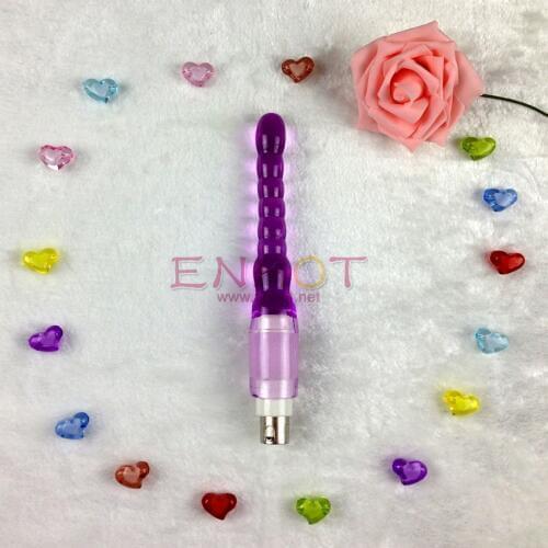 2016 purple Super cool feeling anal calabash explore Sex machine attachment sex toy simulation dildo for machine ENHOT-C-16