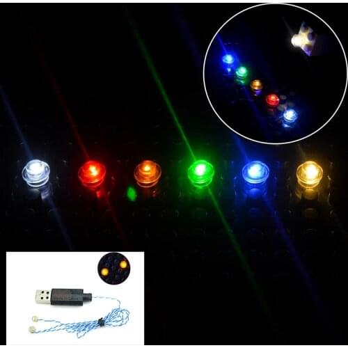 Building Blocks LED Lamps City Street Led Light USB Light-Emitting Classic Brick Compatible All Brands toys Mini Model Light