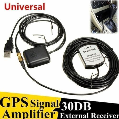 Amplifier Booster Enhance Device With GPS Receiver + Transmiter 30DB For Phone Navigator Full Set Auto Car GPS Signal Antenna