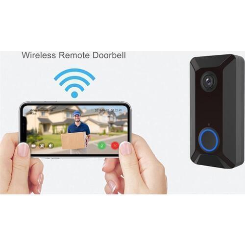 V6 Smart IP 720P Phone Door Bell Doorbell Camera For Apartments IR Alarm Wireless Security Camera Video Intercom WIFI Video Door