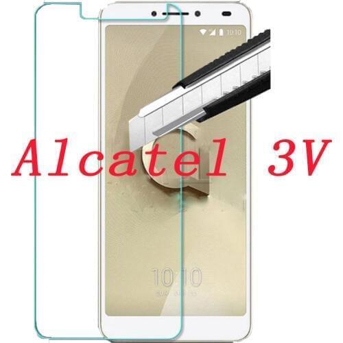 2PCS Smartphone Tempered Glass for Alcatel 3V 5099D 9H Explosion-proof Protective Film Screen Protector cover phone