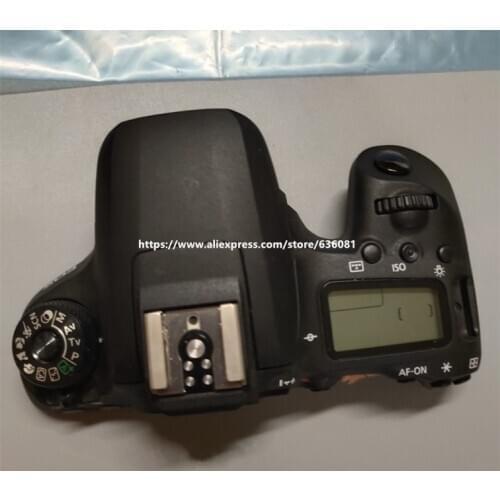 Repair Parts Top Cover Case Ass'y With LCD Display Power Switch Shutter Button Flex Cable For Canon EOS 77D