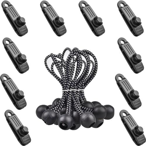 Caravan Clips for Caravan Tent Boat Trailer Cover Windproof Clamp Tarp Snap Groundsheet Tent Clip for Awning Camping Accessories