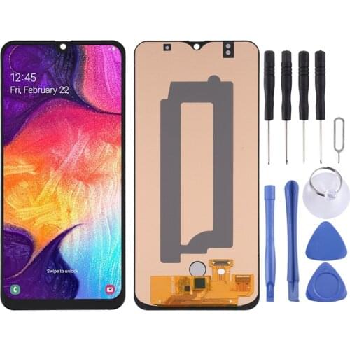 IPartsBuy for Samsung Galaxy A50 SM-A505 OLED Material LCD Screen and Digitizer Full Assembly