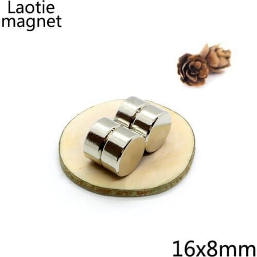 20Pcs 16 x 8 mm Bulk Round NdFeB Neodymium Disc Magnets Dia 16mm x 8mm N35 Super Powerful Strong Rare Earth NdFeB Magnet 16*8