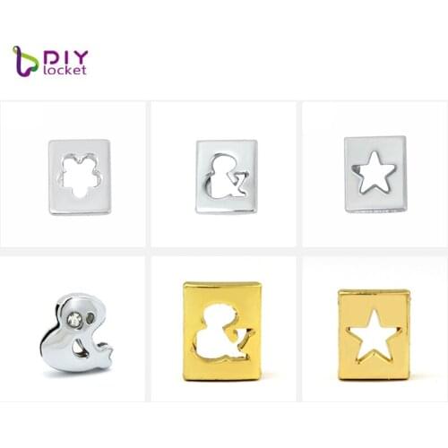 8MM Wholesale Mix Style Slide Charms 10 pieces/lot Fit DIY Wristband Belt & Bracelet LSSC93-182