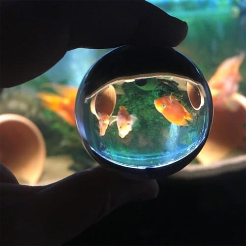 80mm Magic Crystal Ball Optical Prism Crystal Ball Optical Glass Reflective Spheres Wedding Decoration For Christmas Gifts