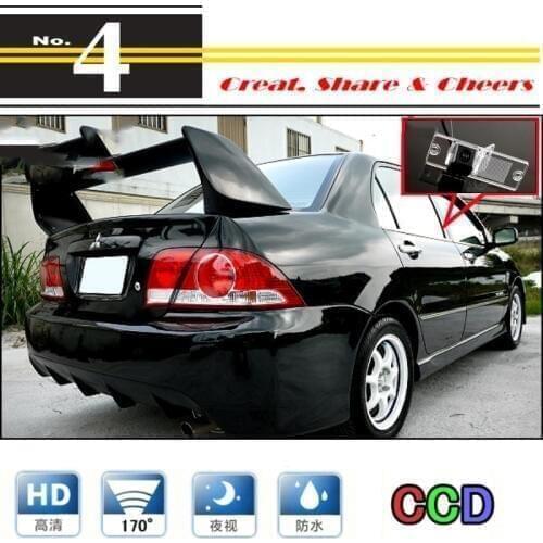 Car Camera For Mitsubishi Lancer Lioncer / Cedia / V3 2000~2007 High Reverse Rear View Back Up Camera For PAL Tuning | RCA