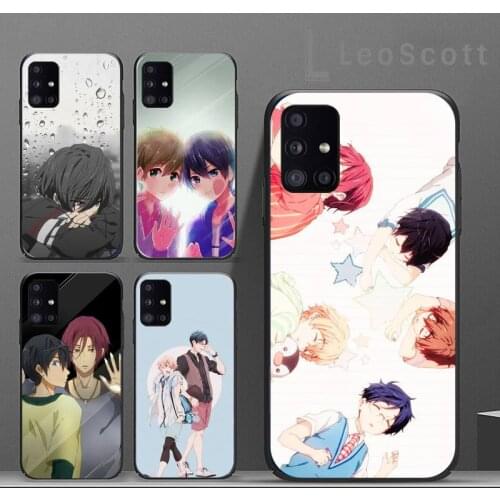 Free Iwatobi Swim club Phone Case For Samsung A40 A31 A50 A51 A71 A20E A20S S8 S9 S10 S20 Plus note 20 ultra