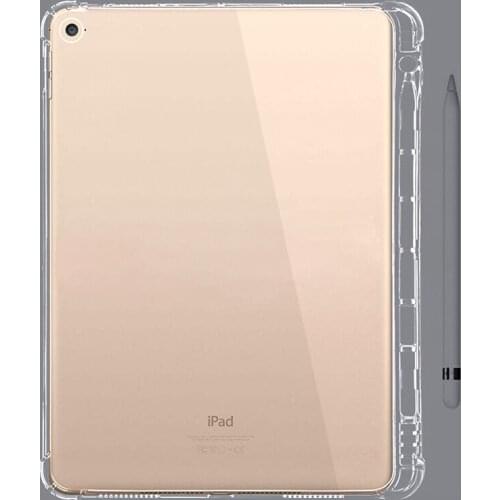 Tablet case With Pen Holder For iPad 7th 8th Generation TPU Soft back cover for iPad 10.2 2019 2020 Case Apple iPad 7 8 10.2