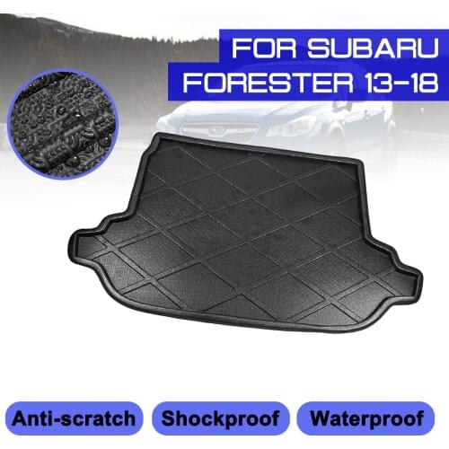 For Subaru Forester 2013 2014 2015 2016 2017 2018 Car Rear Trunk Boot Mat Waterproof Floor Mats Carpet Anti Mud Tray Cargo Liner