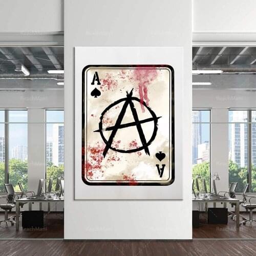 King of Spades Print Abstract Print Art HD Poster Printmaking