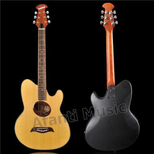 HOT! Afanti Music Super Roundback/ Carbon Fiber Back & Side Acoustic guitar (ANT-178)