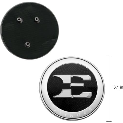 For KIA Grills Sticker Stinger Hood Sticker for KIA K5 K3 KX3 KX1 K4 K7 K9 Sportage Stinger E Logo Sticker KIA Accessories