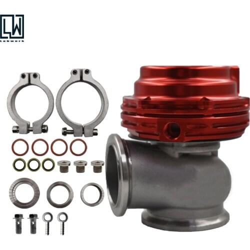 NEW WASTEGATE MVS 38mm RED With V-BAND AND FLANGES MV-S fast shipping