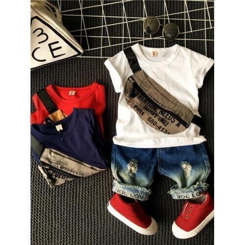 Boys sets of clothes for summer suit boys short sleeve T-shirt + shorts 2pcs set boys Clothing Set 2-6years