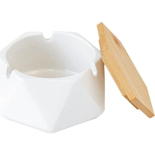 Ashtrays Gift for Boyfriend Creative Ashtray Desk Home Accessories Ash Tray Ashtray with Lid Ceramic Ashtray