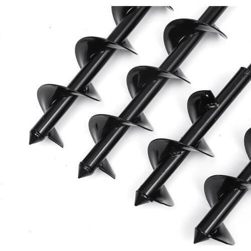 9x25/30/45/60cm Garden Auger Small Earth Planter Drill Bit Post Hole Digger Earth Planting Auger Drill Bit for Electric Drill