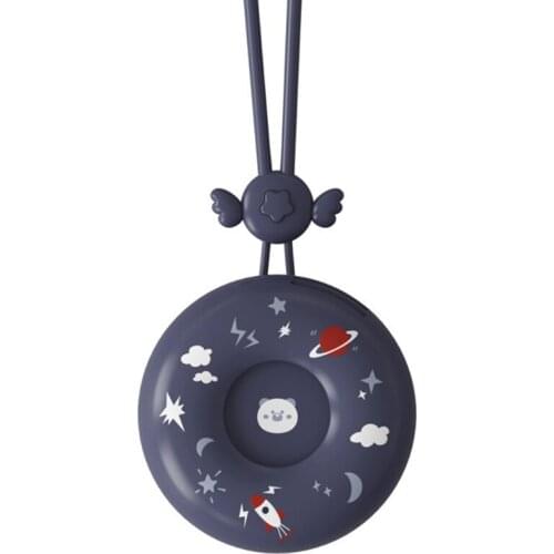 Hand-free Neck Fan, Neck Fan, Portable USB Rechargeable Pocket Fan 900mAh, 2 Wind Speeds, for Outdoor, Office, Travel