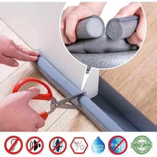 95cm Flexible Door Bottom Sealing Strip Windproof Dust Stopper Guard Rain Weatherstrip Noise Reduction Insulator Weather Strip
