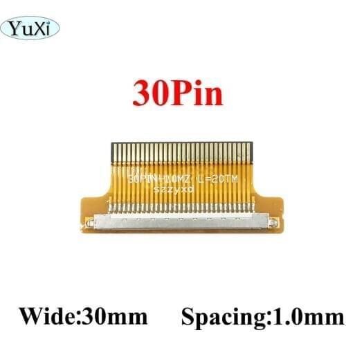 YuXi 1pcs 30pins FI-X30P to PFC FFC 30Pin 1mm flexible flat cable Adapter Board Converter Connector for lcd led controller